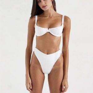 White Bikini Top NWT